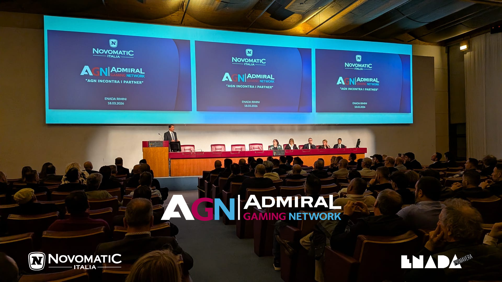 Admiral Gaming Network presenta AGN 2.0 e lancia la nuova fase strategica a Enada