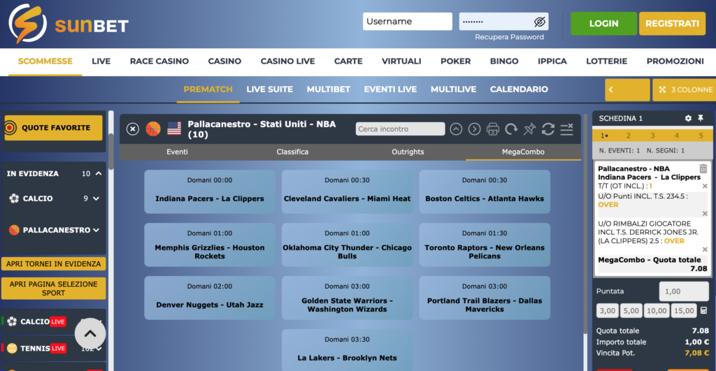 MegaCombo Basket Sunbet | AGIMEG