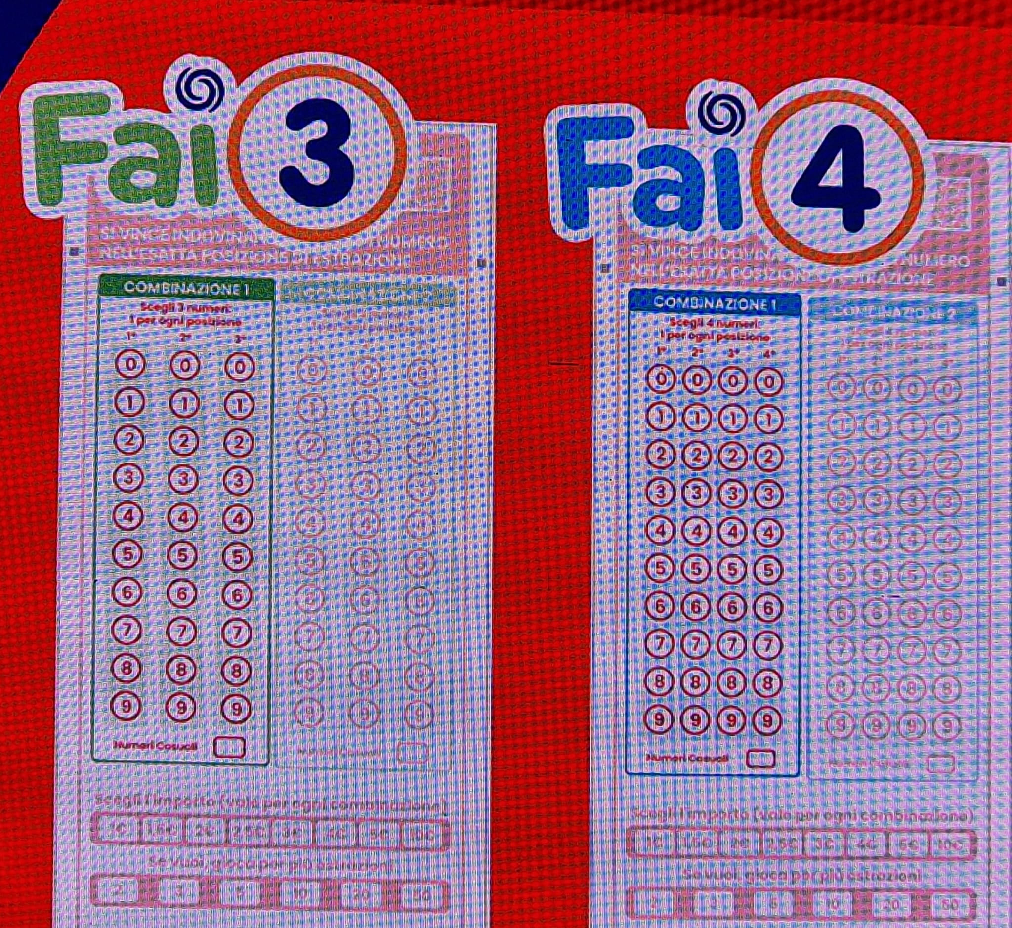 Fai3 Fai4 nuovo gioco su monitor 10eLotto le schedine | AGIMEG Fai3 Fai4 nuovo gioco su monitor 10eLotto le schedine