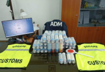 ADM: sequestrati quasi 6 tonnellate di bicchieri di carta con falsa indicazione “Made in Italy” al porto di Augusta ADM sequestro bicchieri porto Augusta