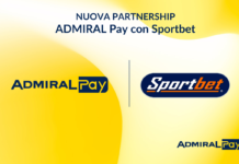 Gioco online, ADMIRAL Pay e Sportbet: partnership strategica per semplificare la payment experience Admiral Pay Sportbet