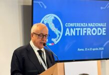 Conferenza Nazionale Antifrode, Gallo (dir. Antifrode ADM): “Le frodi evolvono con grande velocità. Per contrastarle è fondamentale il rafforzamento della sinergia tra istituzioni e forze dell’ordine” Conferenza Antifrode Sergio Gallo