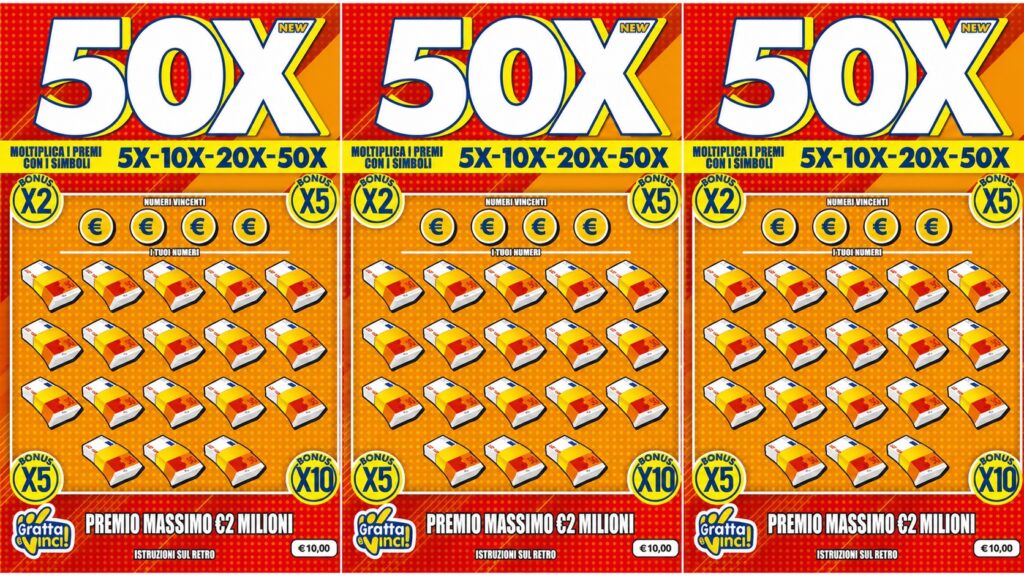 50Xnew gratta e vinci