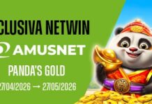 Casinò online, su Netwin arriva in esclusiva Panda’s Gold di Amusnet Panda Gold Netwin