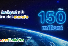SuperEnalotto, il jackpot a 156,8 milioni di euro è il montepremi più alto al mondo SuperEnalotto Sisal jackpot 150 milioni