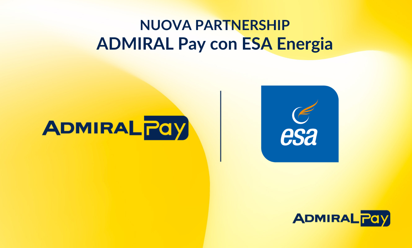 ADMIRAL Pay ed Esa insieme per portare nuovi servizi di prossimità ai cittadini nel settore energy