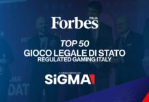 Forbes Italia e SiGMA Group lanciano la “Top 50 del Gioco Legale di Stato”: i protagonisti dell’evoluzione economica e strutturale del gioco pubblico in Italia Forbes Italy Top 50: Regulated Gaming Italy banner with SiGMA logo and event text