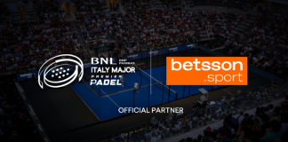 Il grande padel infiamma la Capitale: Betsson Sport è official partner del BNL Italy Major Premier Padel Padel X Betsson Sport