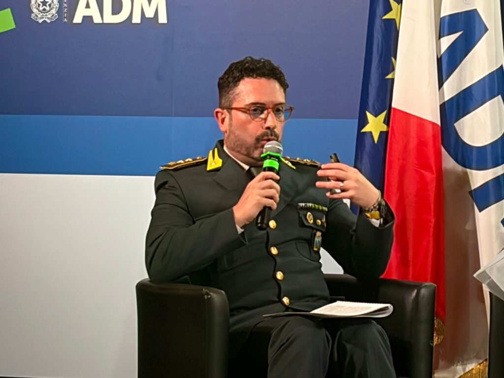 Ruggiero Bollino Capo Servizio Dogane Monopoli e Accise Comando Generale Guardia di Finanza | AGIMEG