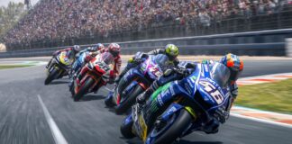 Scommesse MotoGp: per Quigioco Bezzecchi e Martin appaiati al Mugello a 2.50 Group of motorcycle racers leaning into a curve on a crowded racing track, mid-competition.