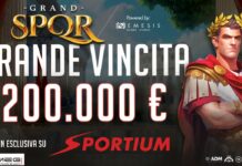 Slot online, esordio col botto per Grand SPQR: in Sicilia vincita record per un utente di Sportium Vincita sportium