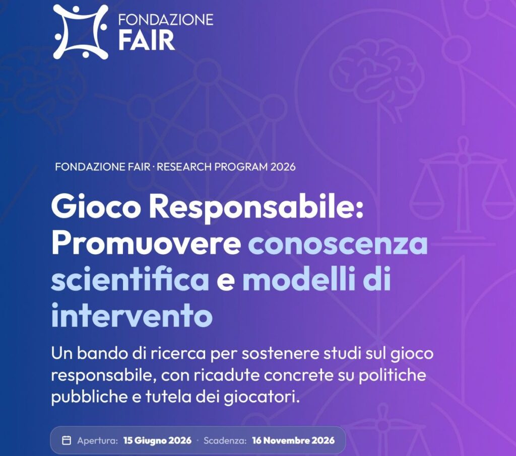 Fondazione Fair - Bando di Ricerca 2026 | AGIMEG Fondazione Fair - Bando di Ricerca 2026