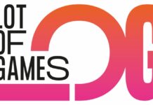 LOG, Lot Of Games, apre il suo quinto Family Entertainment Center in Italia al Fass Shopping Centre di Elmas (Cagliari) Brand logo for Lot of Games (LOG), with stacked 'LOT OF GAMES' on the left and large gradient 'LOG' on the right.