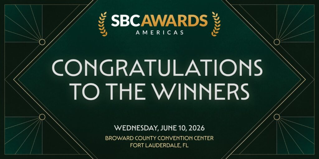SBC Awards Americas 2026 winners | AGIMEG SBC Awards Americas 2026 winners