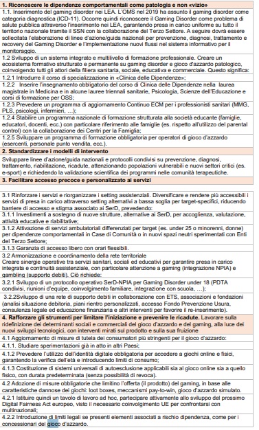 rapporto dipendenze | AGIMEG rapporto dipendenze